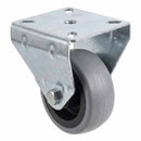 Fixed Non Marking Rubber Castors