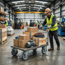 Swivel Castors with Brake and Thermoplastic Rubber Wheel - 60mm-125mm, 40kg-100kg Load