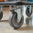 Swivel Castors with Brake and Thermoplastic Rubber Wheel - 60mm-125mm, 40kg-100kg Load