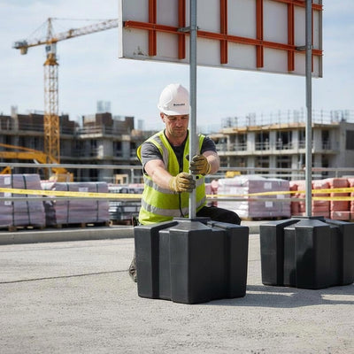 Premium Waterfilled Metro Ballast Blocks - Twin Pack for Stability