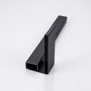 L Return Aluminium Fascia Board Joint Cover — Textured Black