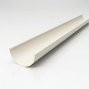 Half Round Aluminium Gutter 125mm x 3m Marine Grade — RAL 9010