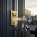 Premium Louvred Aluminium Vent 9x9 Inch - High Airflow for Interior and Exterior Applications