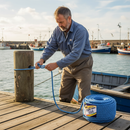 Dark Slate Gray Premium Polypropylene Rope Coil - 30m Length in Blue