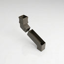 72x72mm Aluminium Adjustable Swanneck Offset — RAL 7022