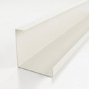 L Return Aluminium Fascia Board 30mm – 3m — RAL 9010
