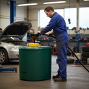 Dark Slate Gray Compact D Shaped 710 Litre Heavy Duty Bunded Waste Oil Tank