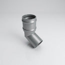 76mm Diameter Traditional Aluminium Downpipe Bends 92.5° & 112.5° — RAL 7037 / 112.5 Degrees