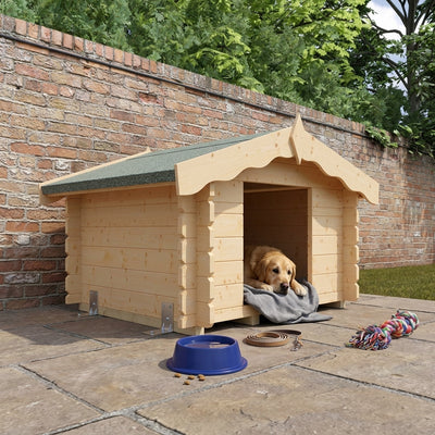 Dog Cabin 28mm Pressure Treated Timber
