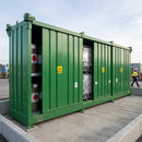 Steel Drum & IBC Storage Cabinet – 3300L, 48×205L or 12×1000L