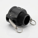 Cam Lever Coupler 1¼" Male × 1½" Polypropylene (view 2)