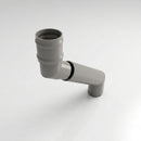 Traditional Adjustable Swanneck 63mm Diameter Aluminium Downpipe — RAL 7036