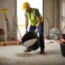 Dim Gray Heavy Duty Flexible Tub 56L for Builders and Gardeners