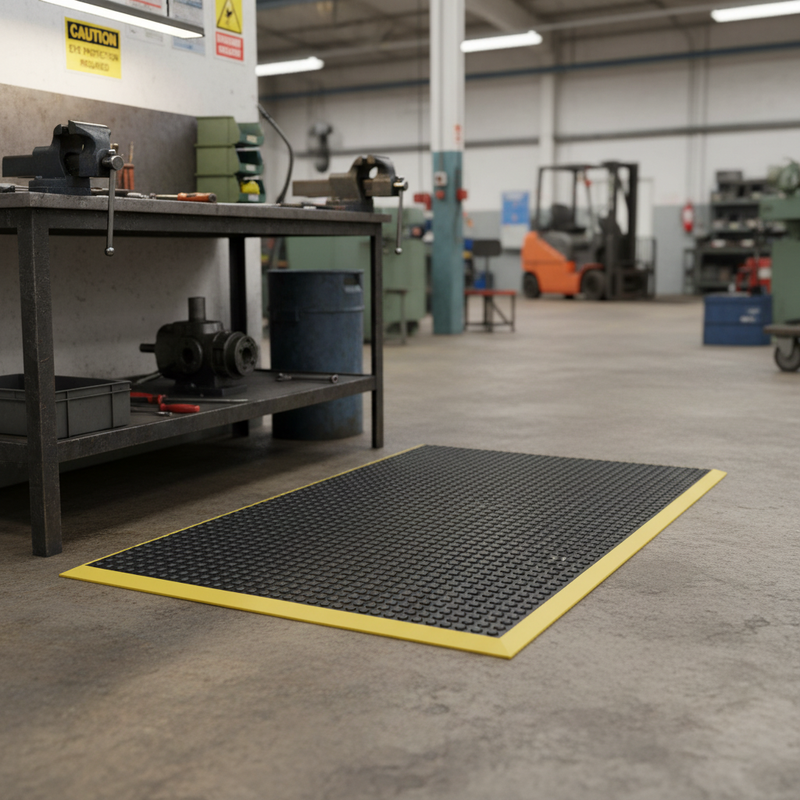Dim Gray Premium Heavy Duty Anti-Fatigue Workstation Mats - 600mm x 900mm