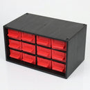12-Drawer Polystyrene Stackable Storage Unit 62×150×37mm (view 2)
