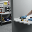 Light Slate Gray Premium White PVC Angle Profile 19.5 x 35.5 x 1.5mm - 1m Length