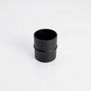 Flush Joint Internal Jointer – 76mm Diameter Aluminium — Textured Black