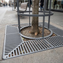Square Steel Tree Grille 10mm Galvanised