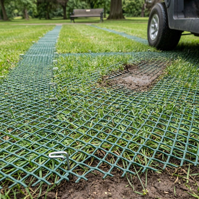 Flexible Grass Stabilisation Mesh – 2m × 10m, 640g/m²