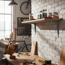 Gray Premium Grey Heavy Duty Shelving Brackets for Reliable Support