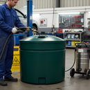 Gray High-Performance 1450 Litre Bunded Waste Oil Tank for Industrial Use