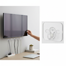 Premium Removable Cable Tidy Hooks - Clear X-Small 18 Pack for Lightweight Decoration with Strong Adhesive