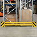 Rosy Brown Heavy Duty Steel Racking End Protector - Flexible Rails for Industrial Use