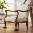 Premium 60mm Round Castor Cups with Felt Base for Floor Protection and Stability