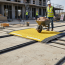 Gray Premium End Ramps for Trench Coverage (Pair) - High Load Capacity