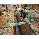 Dim Gray High-Performance Underground Warning Tape 150mm x 365m