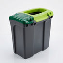 87 Litre Twin Compartment Recycling Bin with Open & Lift Apertures (view 2)