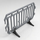 2 metre HDPE crowd safety barrier lightweight swivel feet (view 2)