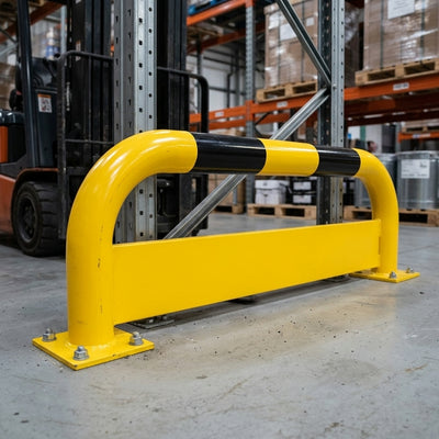 350 x 1000mm Steel Protection Guard with Underrun Panel