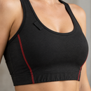 Fire Retardant Sports Bra with Antistatic Protection - Black (view 2)