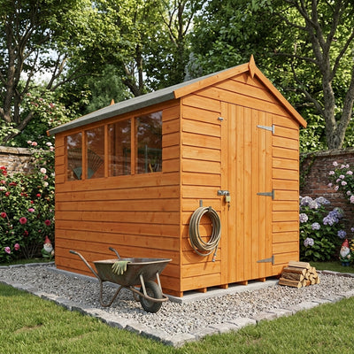 Budget Apex Shed 9mm Cladding 12mm Roof