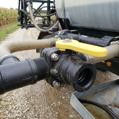 2" Camcup Stubby Ball Valve Adaptor with Male Thread