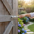 Premium Heavy Duty 6 Inch Tower Bolt Sliding Latch - Zinc Plated for Maximum Security in Outdoor Applications