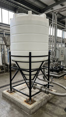 12000 Litre 60° Conical Storage Tank, UV-Resistant Polyethylene