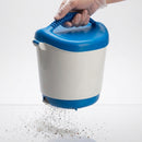 Handheld salt spreader multi-purpose winter maintenance