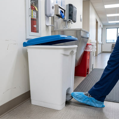 Pedal-Operated Polypropylene Recycling Bin, 70 Litre