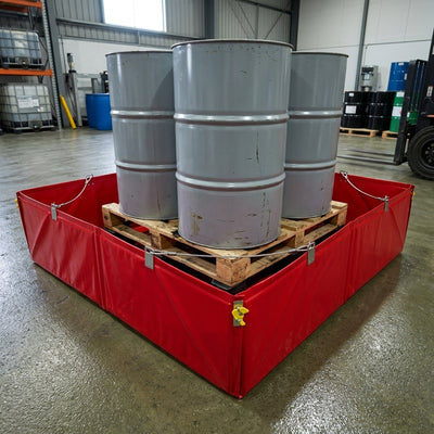 900 Litre Collapsible Spill Bund – Self-Supporting Containment