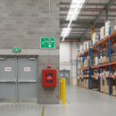 Light Slate Gray Premium Fire Safety Sign - Fire Assembly Point Right Arrow Directional Sign