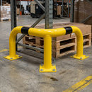 600 x 900 x 900mm steel corner collision protection guard