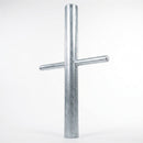 Galvanised Dual Hang Post for 45" Gates, 4½" Diameter (view 2)
