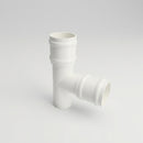Traditional Aluminium Downpipe Branch 76mm Diameter — RAL 9016 / 92.5 Degrees