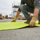 Rosy Brown Premium Walkway Matting for Construction and Factory Sites