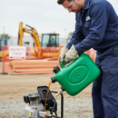 Dark Slate Gray Premium Green Plastic Fuel Can 5L with Safety Spout