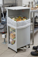 70 litre steel fire retardant sackholder with pedal lid