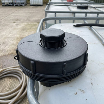 150mm IBC Lid with 2 Inch BSP Female Connection and Plug