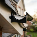 Half Round Aluminium Gutter Fascia Bracket 125mm — RAL 9005 (in use)